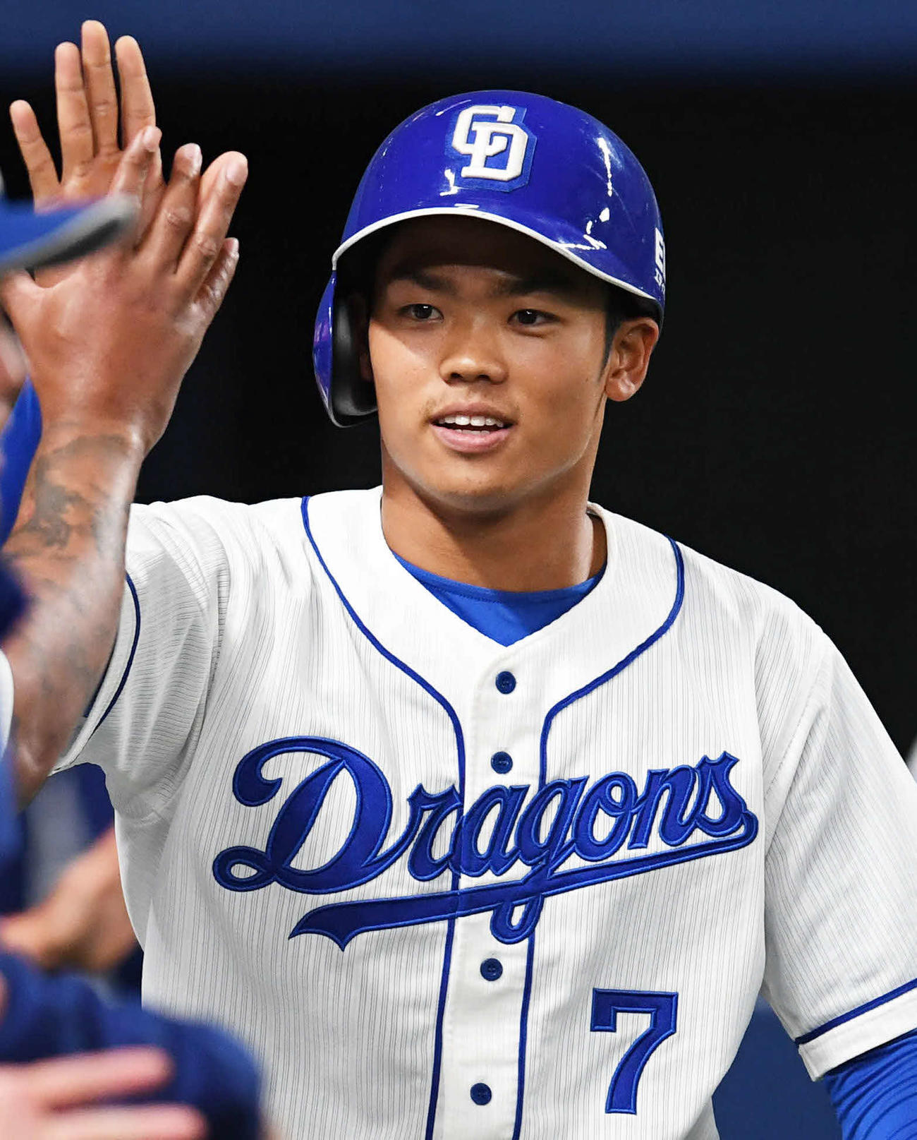 中日根尾昂（2020年3月13日撮影）