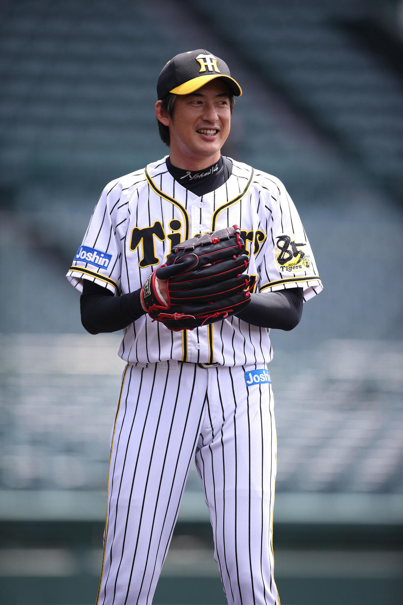 シート打撃で登板の能見（球団提供）