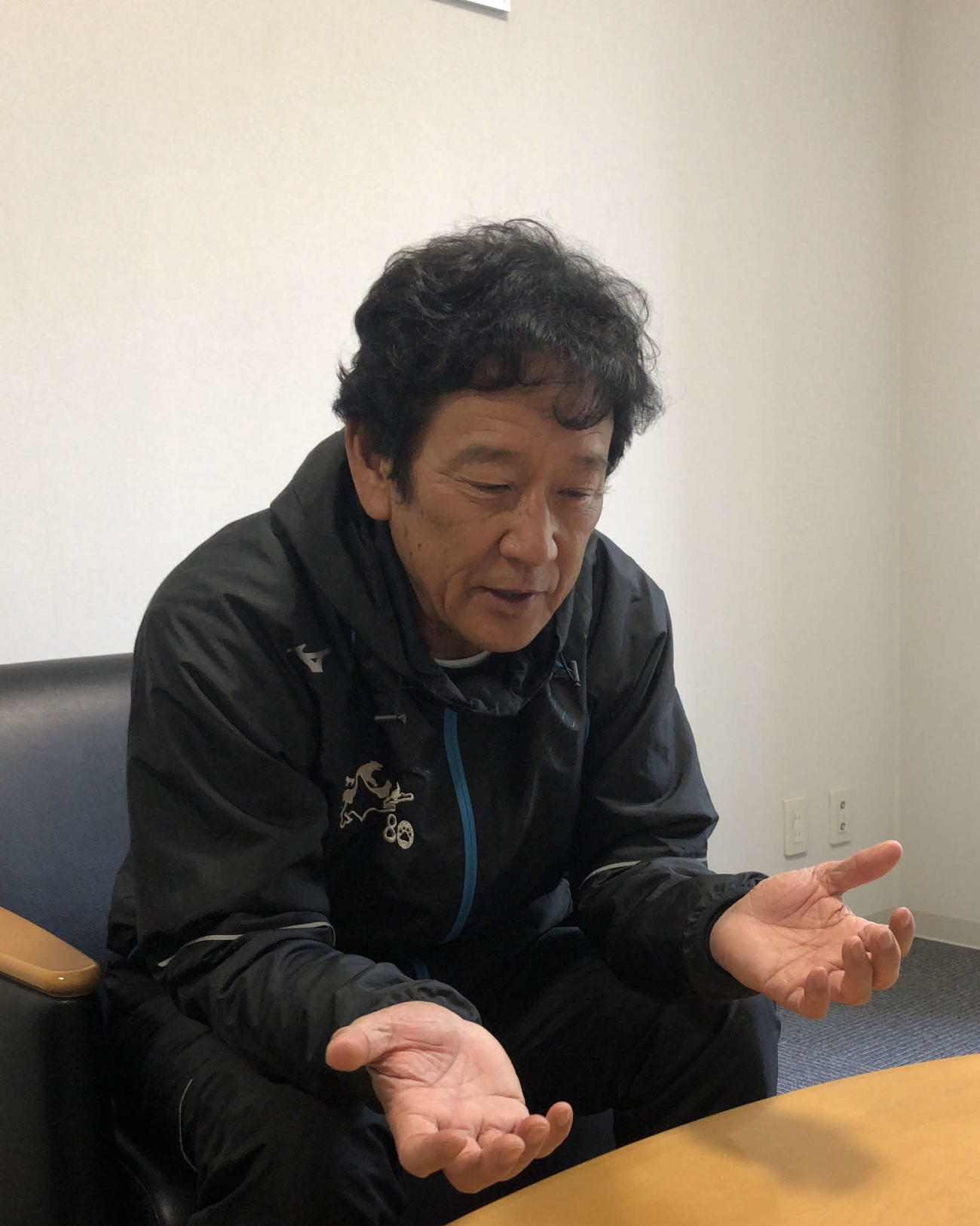オンライン取材を受ける日本ハム栗山監督（球団提供）