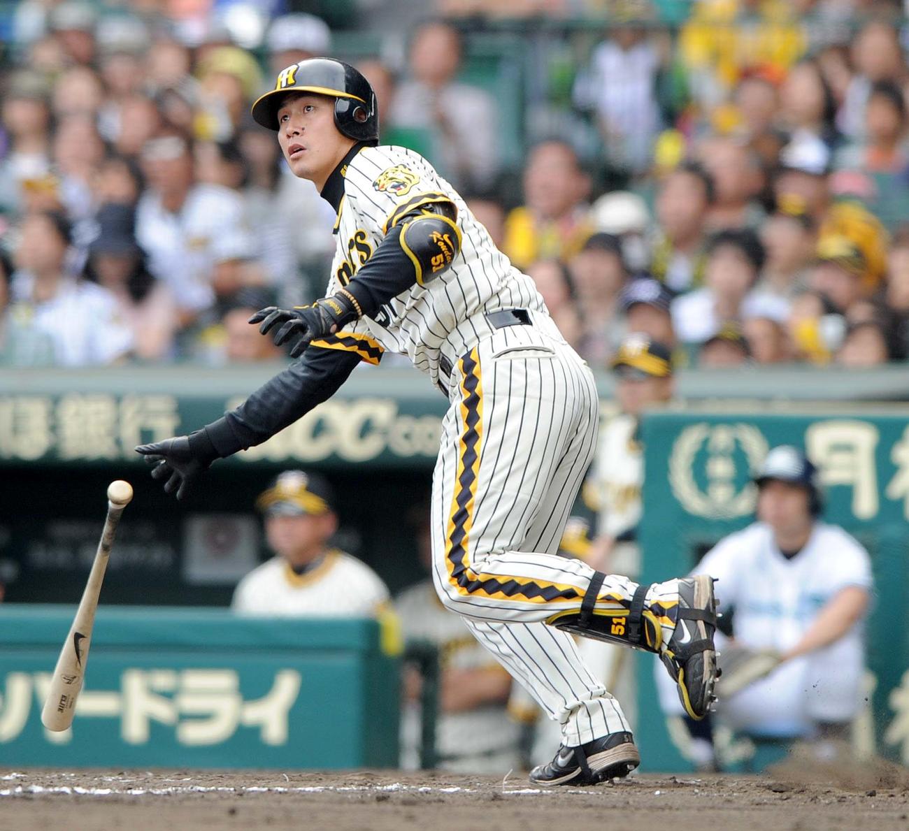 10年6月、ソフトバンクとの交流戦で本塁打を放つ桜井氏