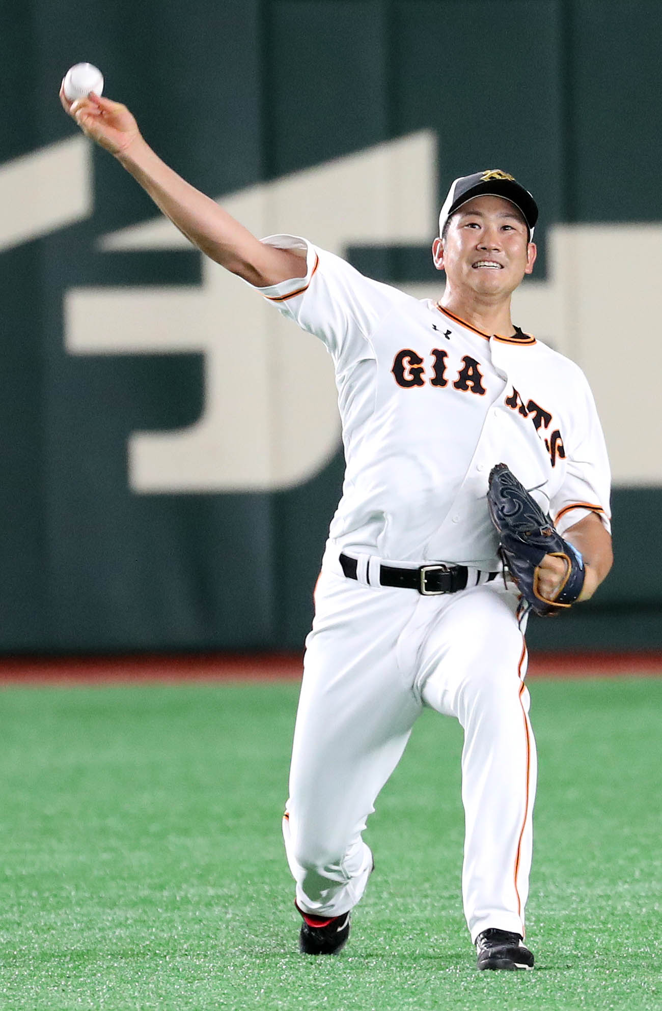 東京ドームでの練習に参加した巨人菅野（提供：読売巨人軍）