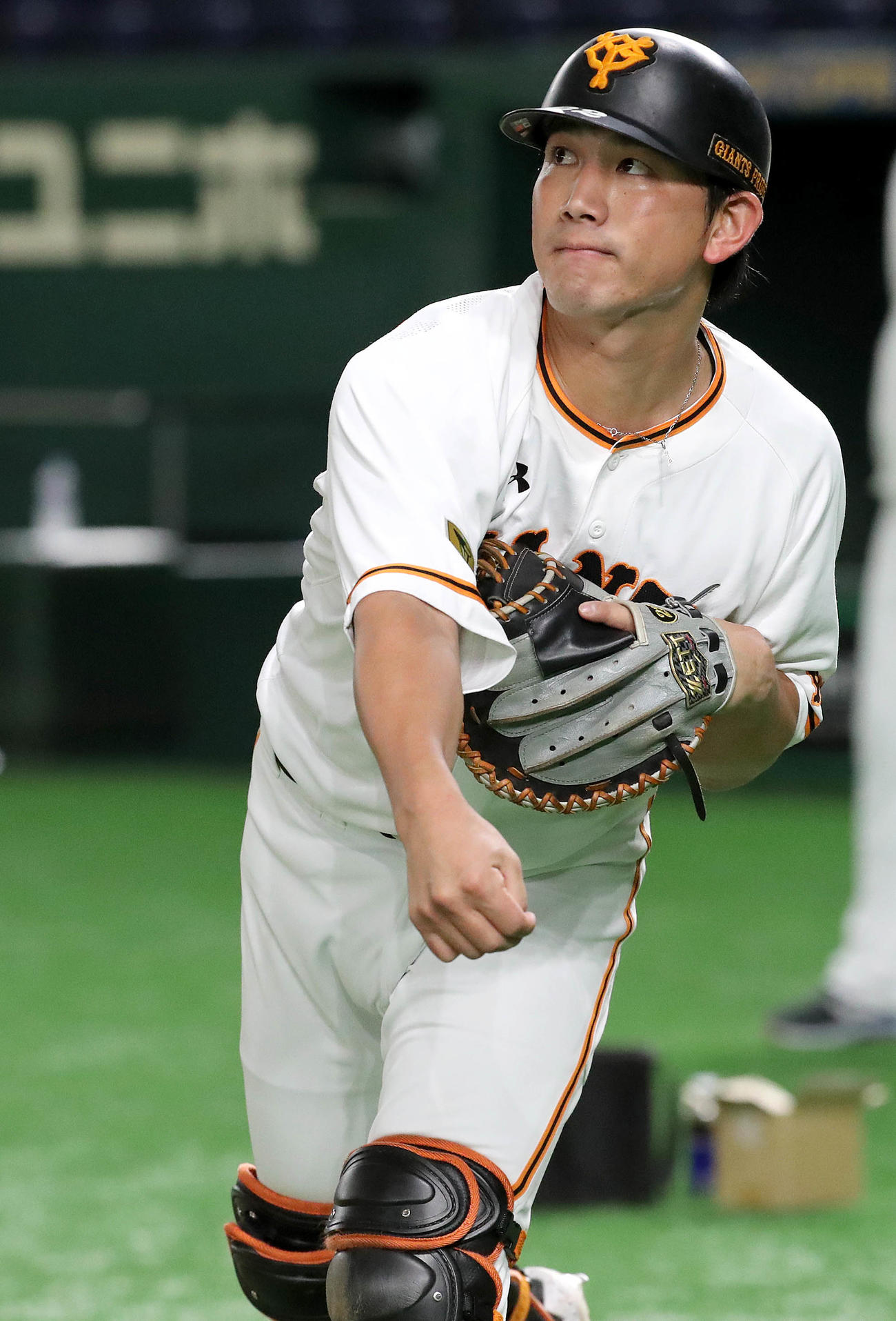 東京ドームでの練習に参加した巨人小林（提供：読売巨人軍）
