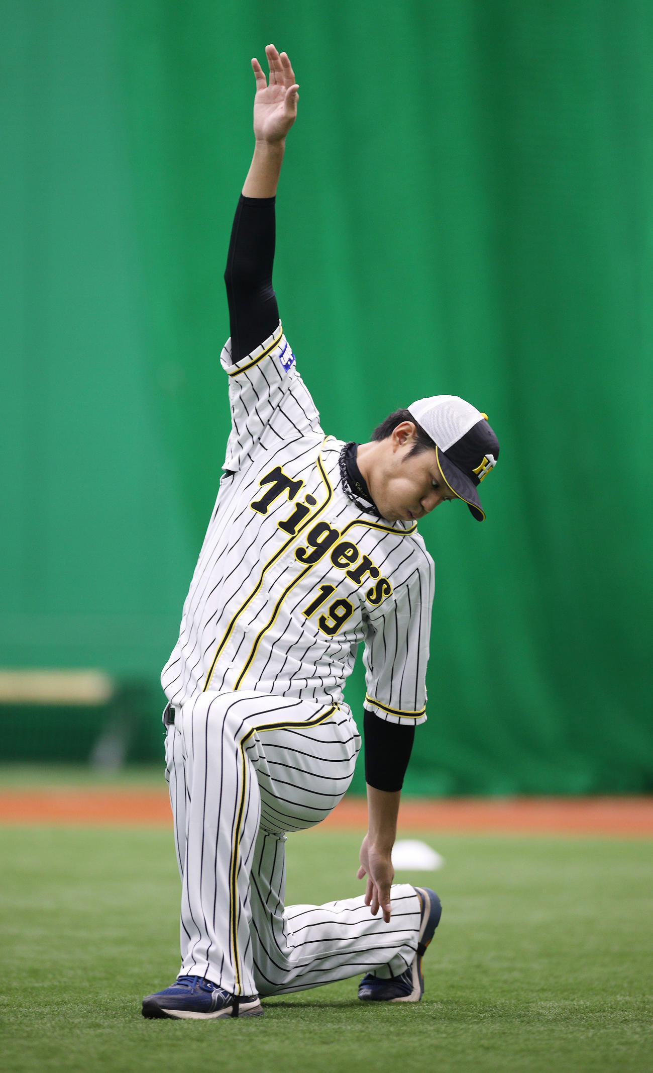甲子園での練習に合流した藤浪（球団提供）