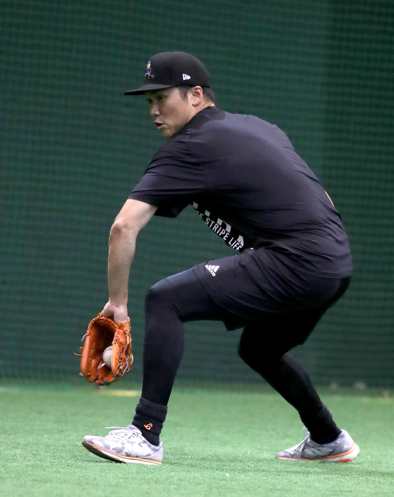 練習に参加した巨人坂本（提供：読売巨人軍）