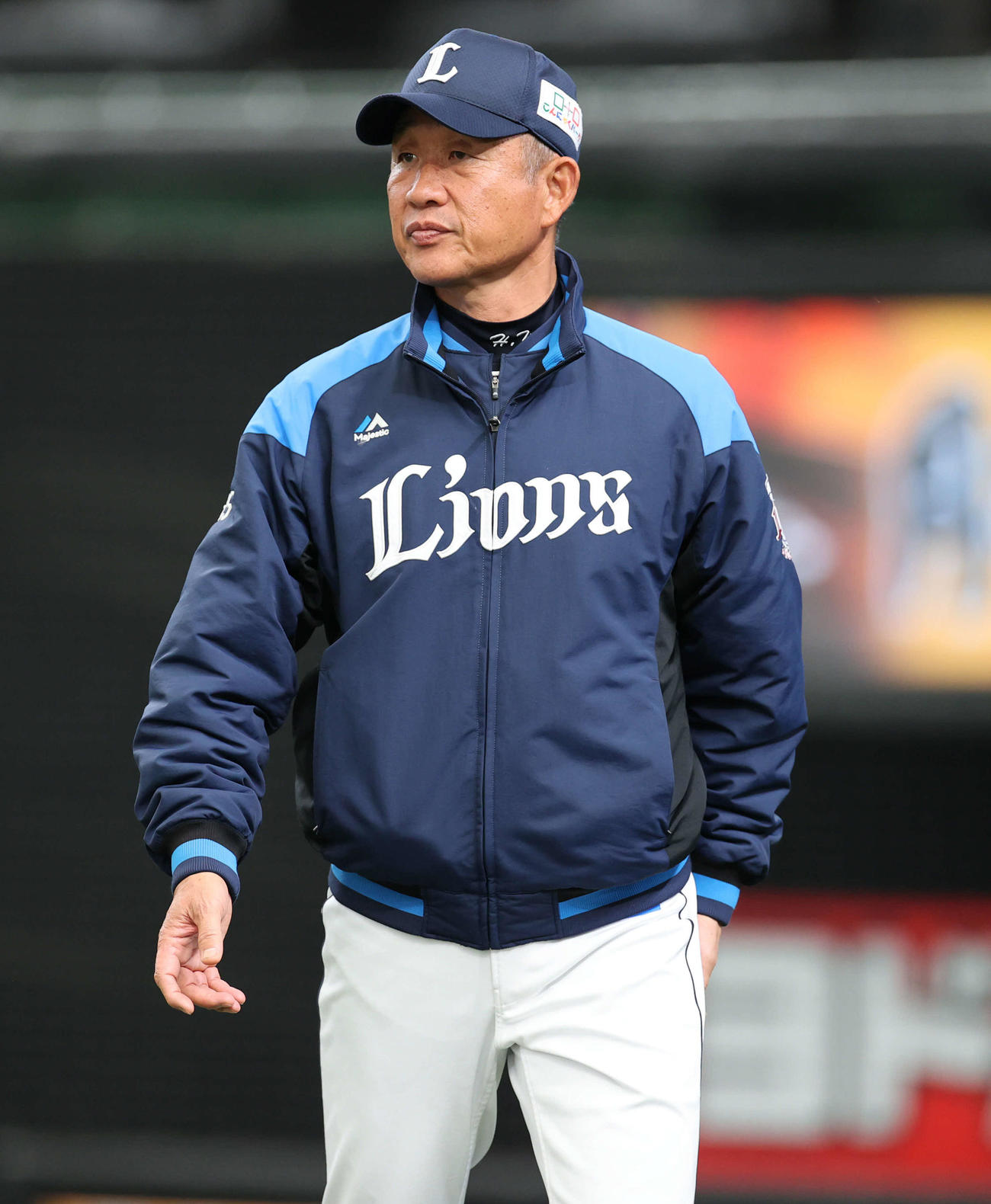 西武辻監督（2020年3月22日撮影）
