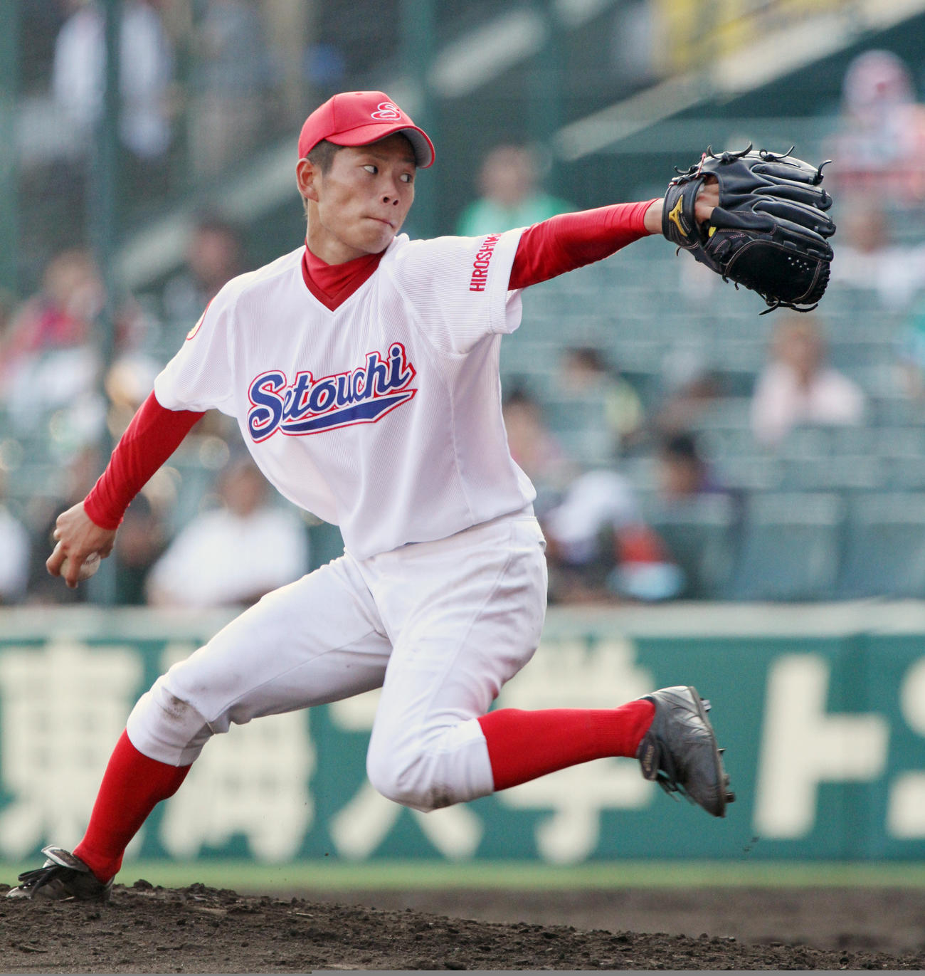 瀬戸内高時代の山岡泰輔（2013年8月13日撮影）