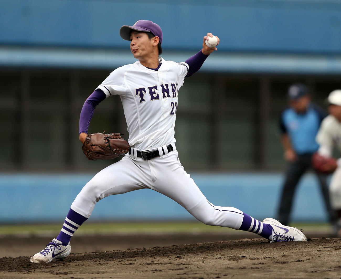 天理大・森浦大輔（2019年6月23日撮影）