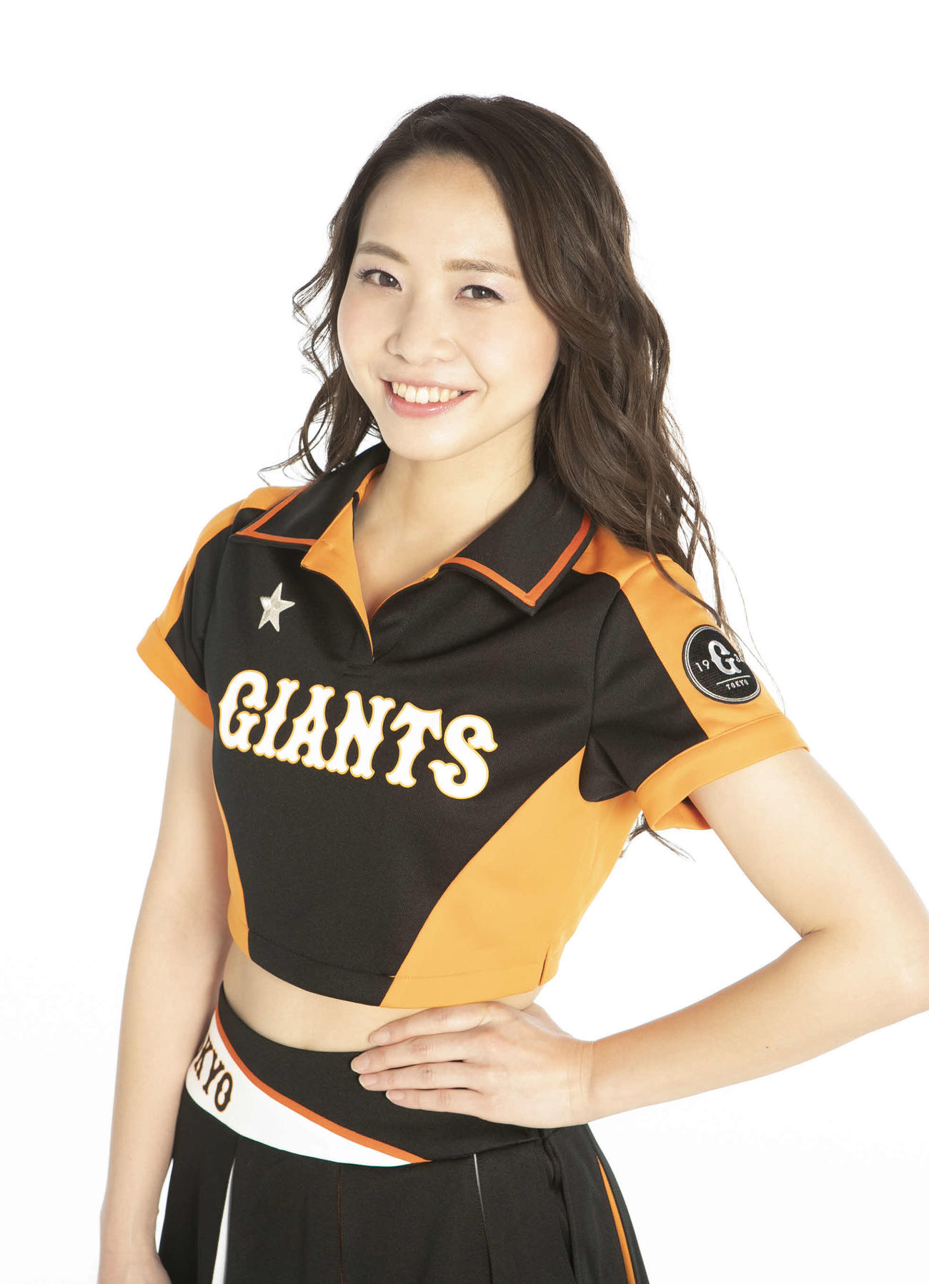 巨人公式マスコットガール「ヴィーナス」のリーダー山田ありささん（球団提供）