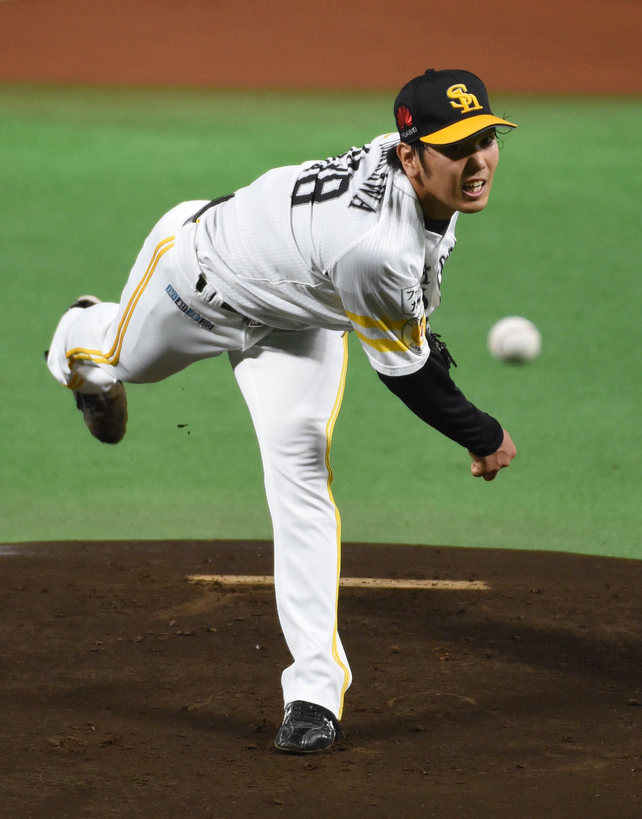 ソフトバンク石川柊太投手（2016年6月7日撮影）