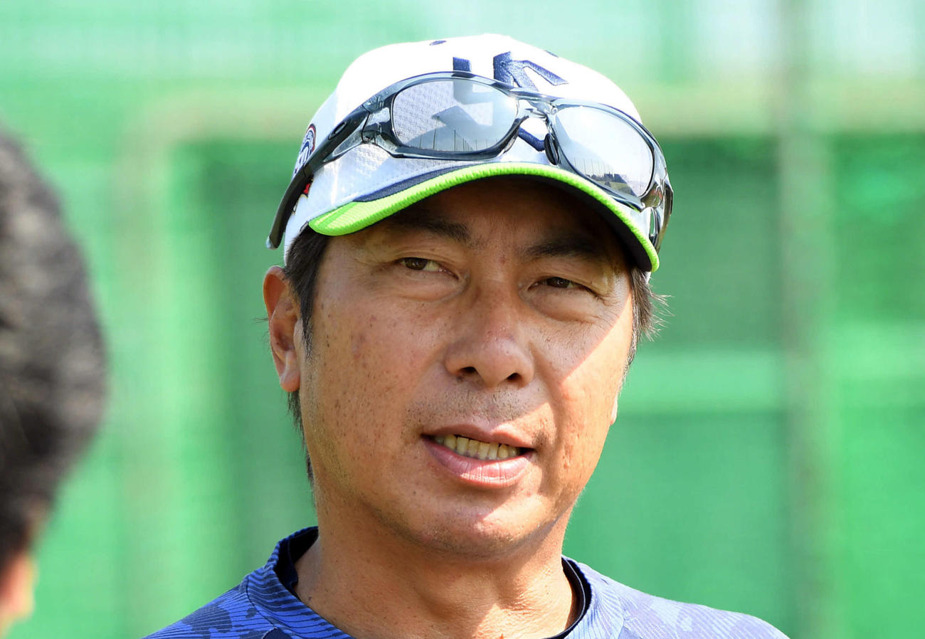 ヤクルト高津臣吾監督（2019年10月2日撮影）
