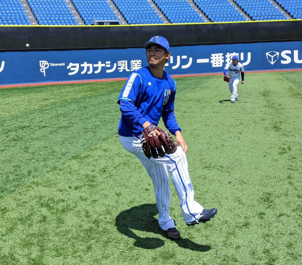 順調な調整ぶりを見せるDeNA今永（球団提供）