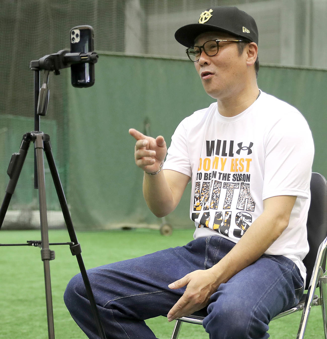 インスタライブを行った巨人元木コーチ（提供：読売巨人軍）
