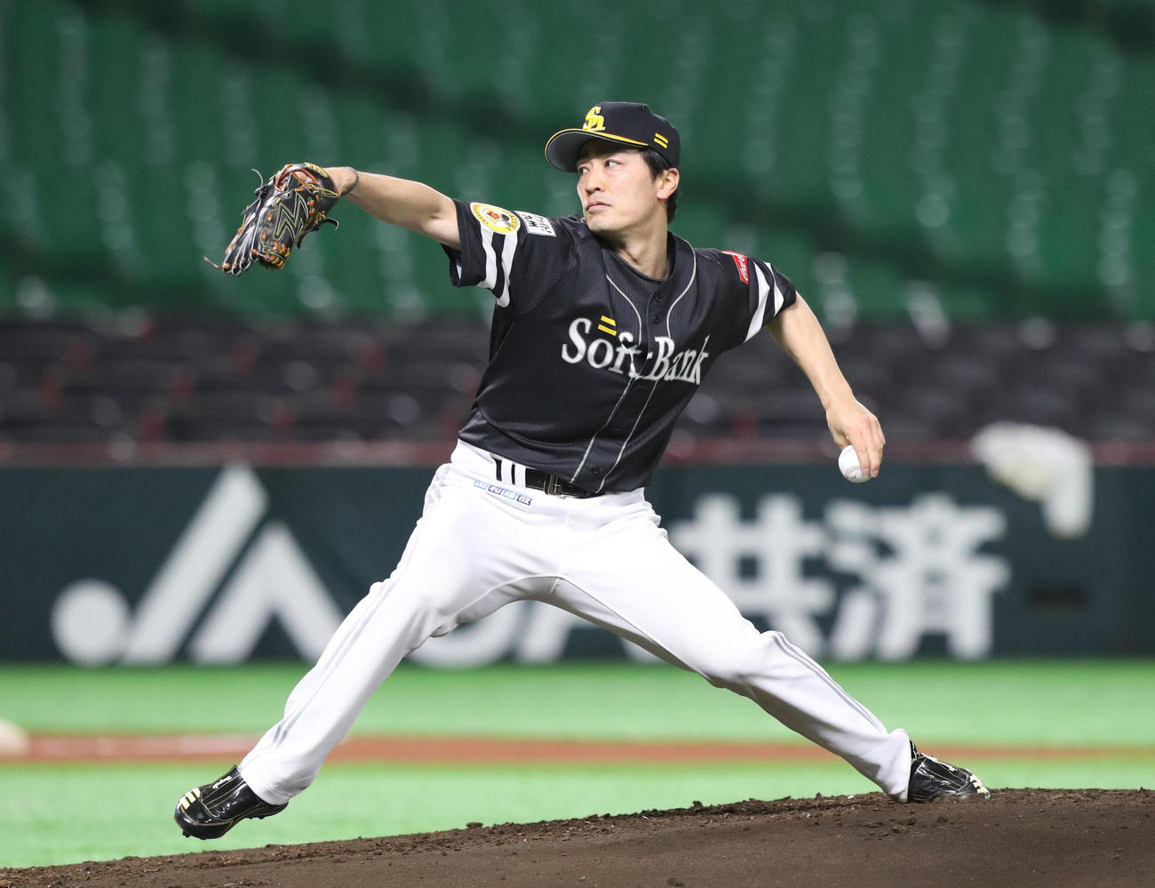 紅白戦で先発した和田は2回を1失点に終わる（代表撮影）