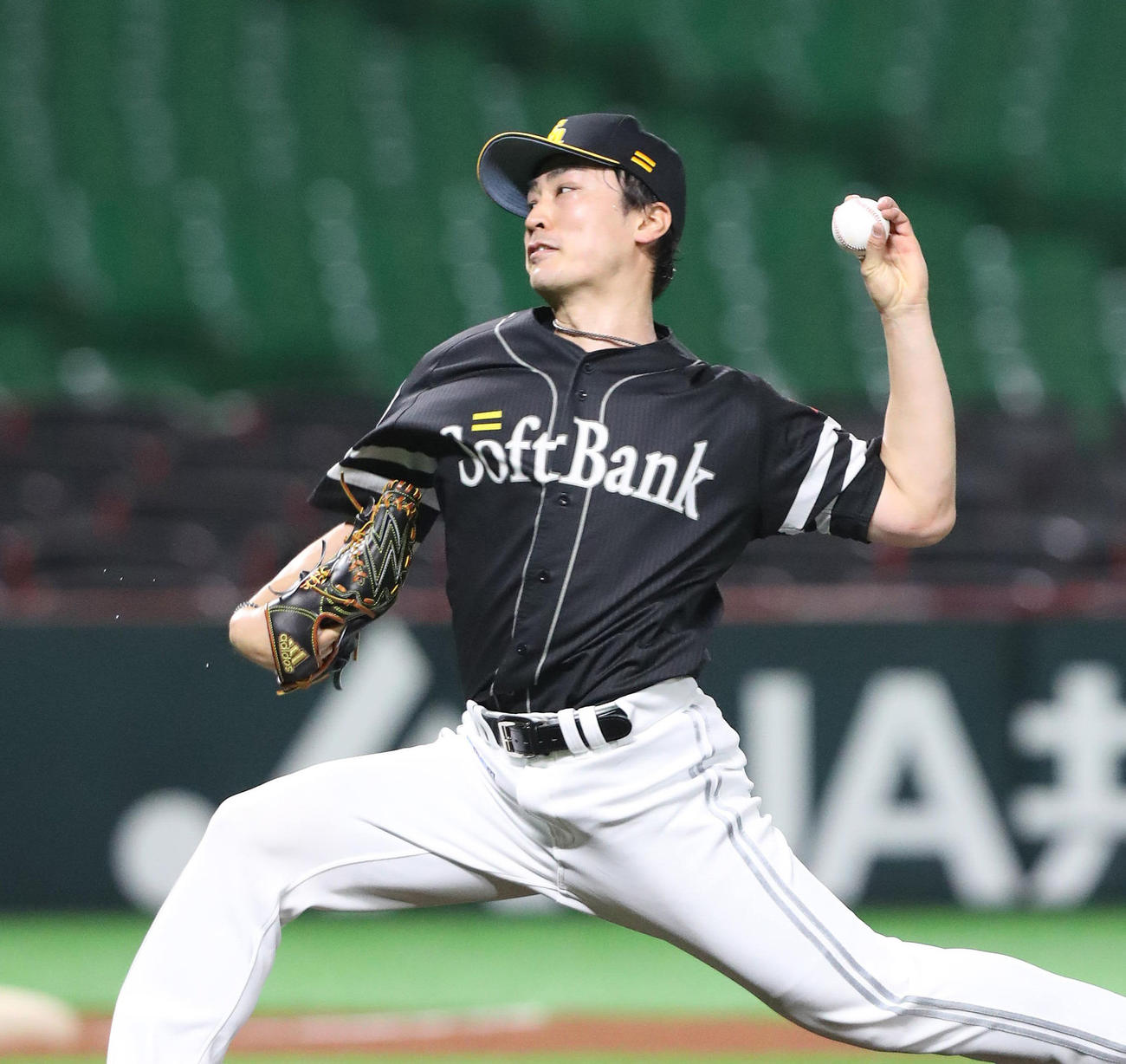 紅白戦で先発した和田は2回を1失点に終わる（代表撮影）