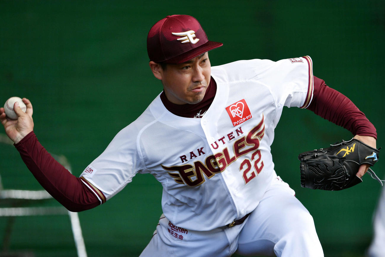 楽天牧田和久（2020年2月2日撮影）