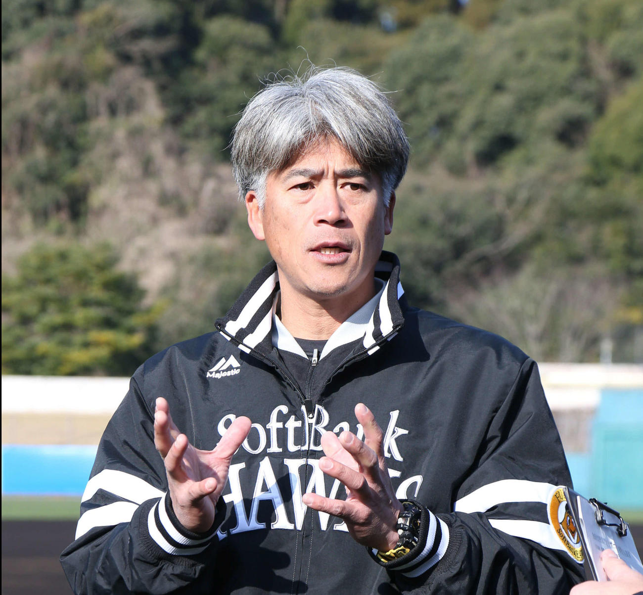 城島健司球団会長付特別アドバイザー（2020年2月9日）