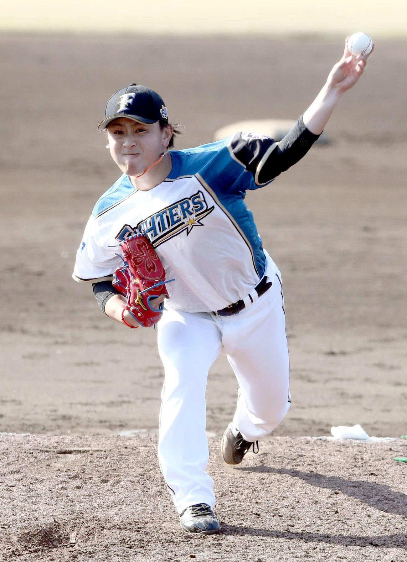 日本ハム河野竜生（20年3月撮影）