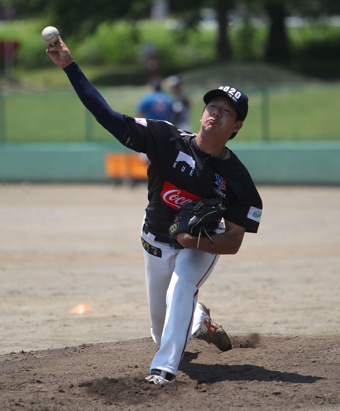 捕手を座らせ21球投げた木原田