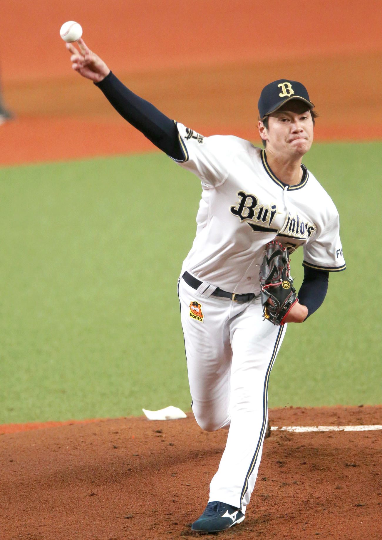 オリックス紅白戦　白組先発のK－鈴木（撮影・上山淳一）