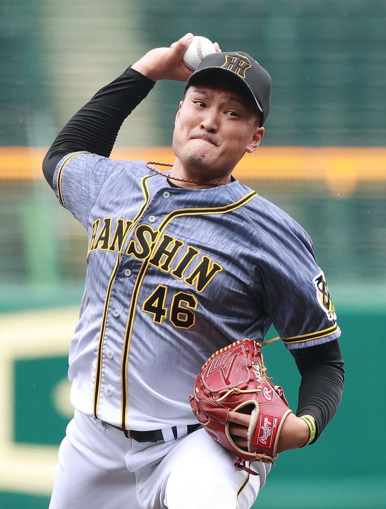 紅組先発の秋山拓巳（代表撮影）