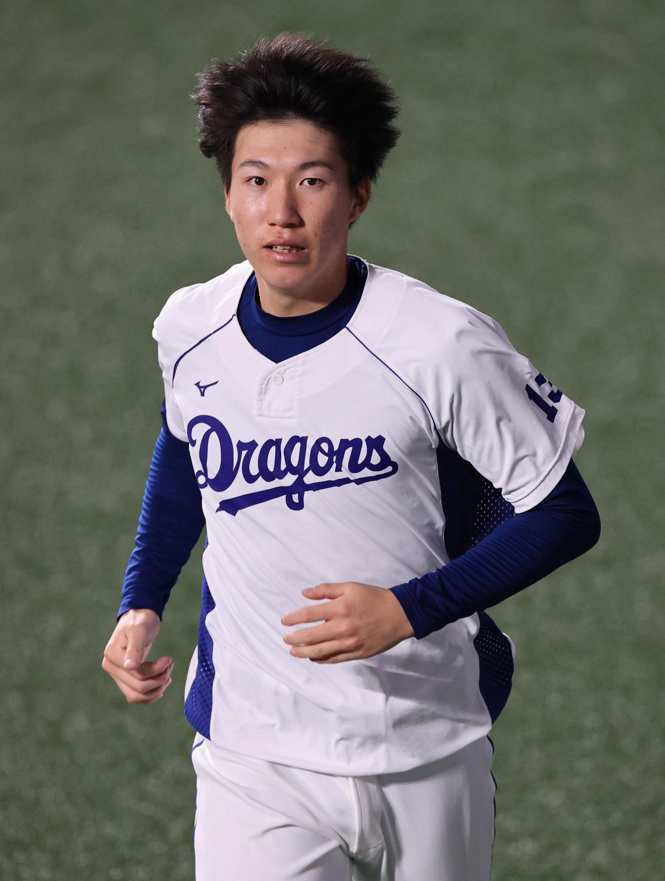 ランニングをする橋本（現場代表）