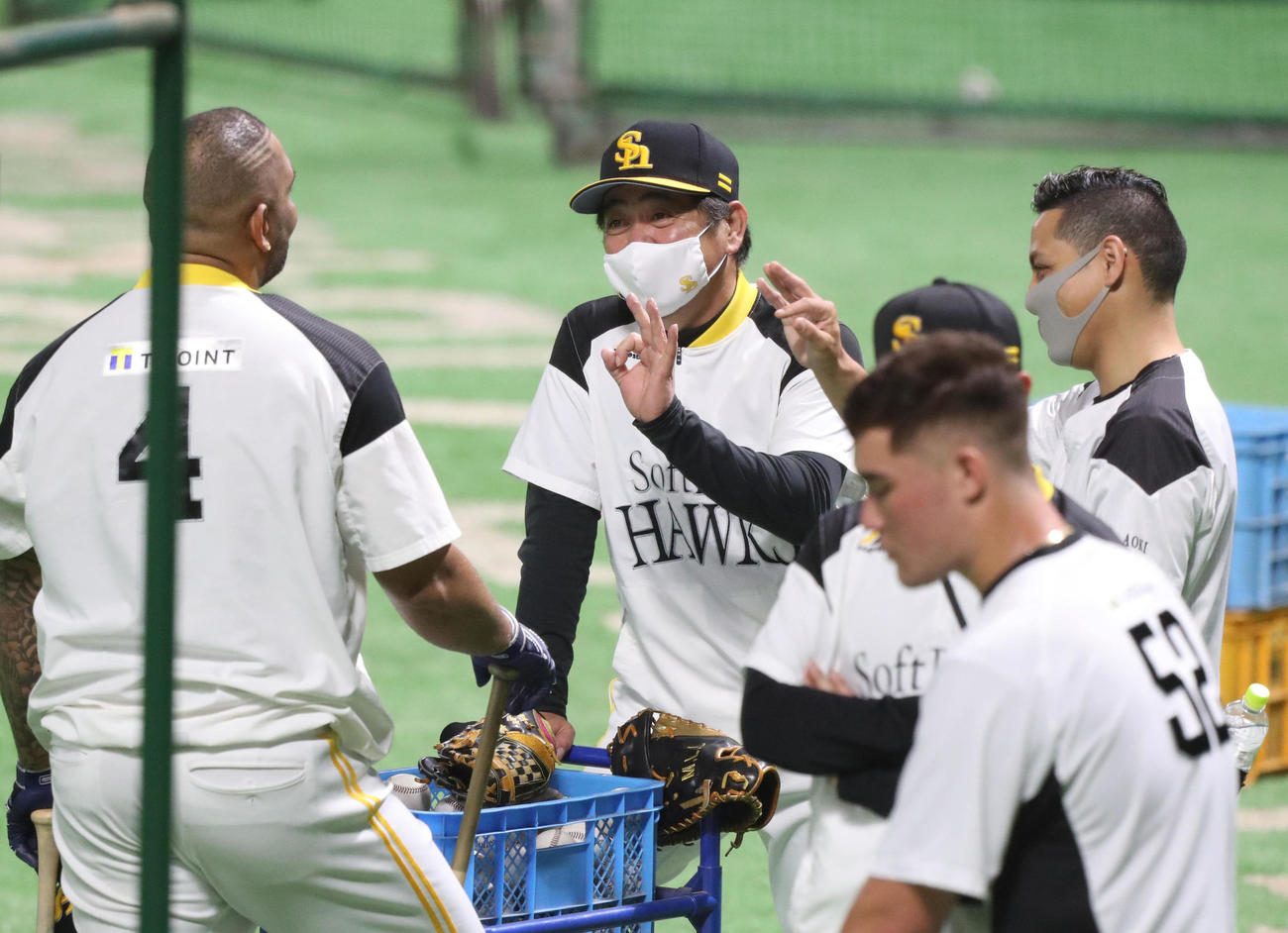 ソフトバンク工藤監督ら（2020年5月26日・代表撮影）