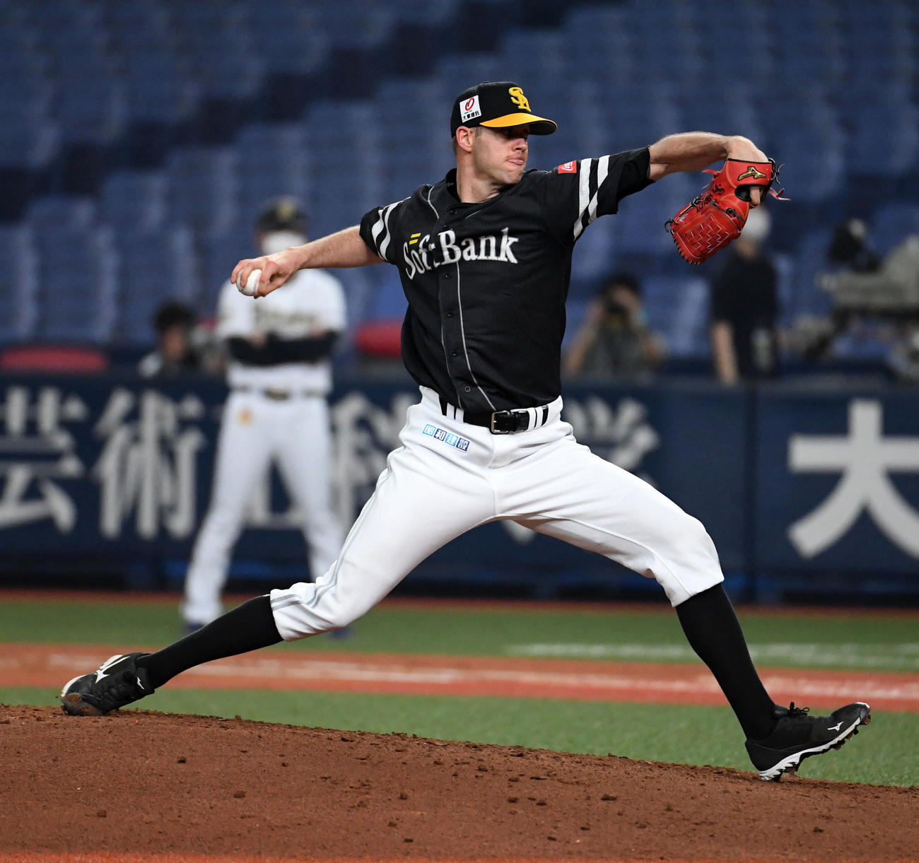 ソフトバンク先発のバンデンハーク（撮影・前岡正明）