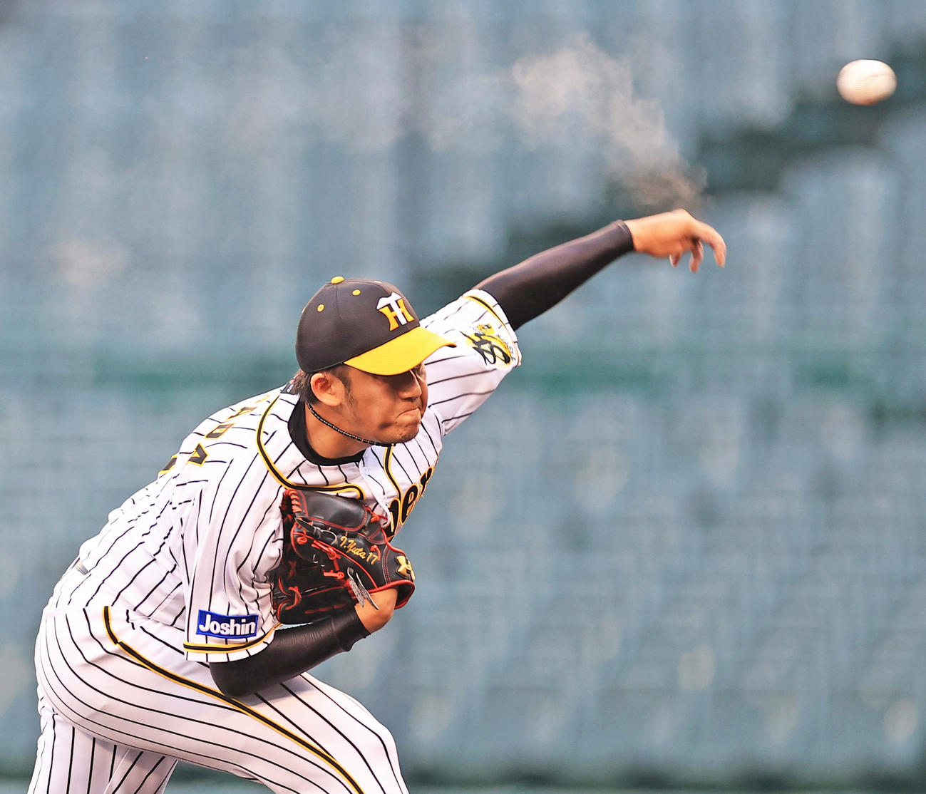 阪神先発岩貞祐太（撮影・清水貴仁）