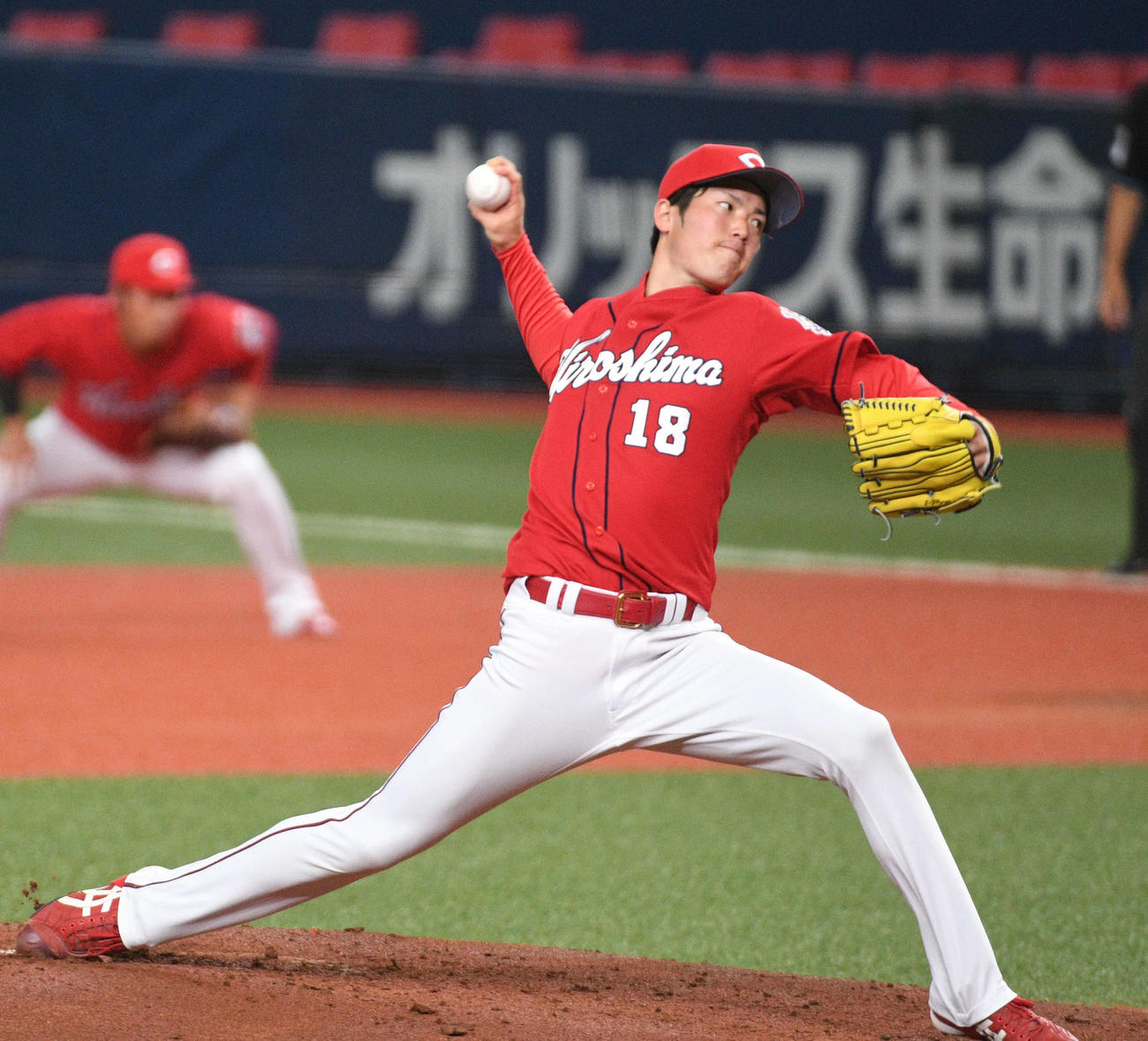 オリックス対広島　広島先発の森下暢仁（撮影・渦原淳