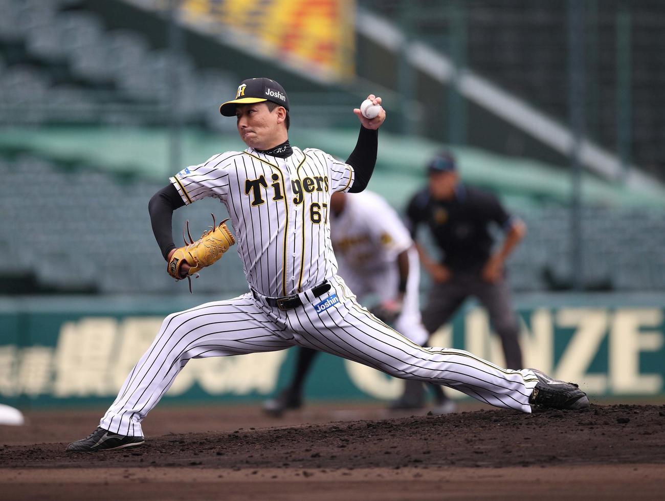 阪神岩崎（2020年5月26日撮影・球団提供）