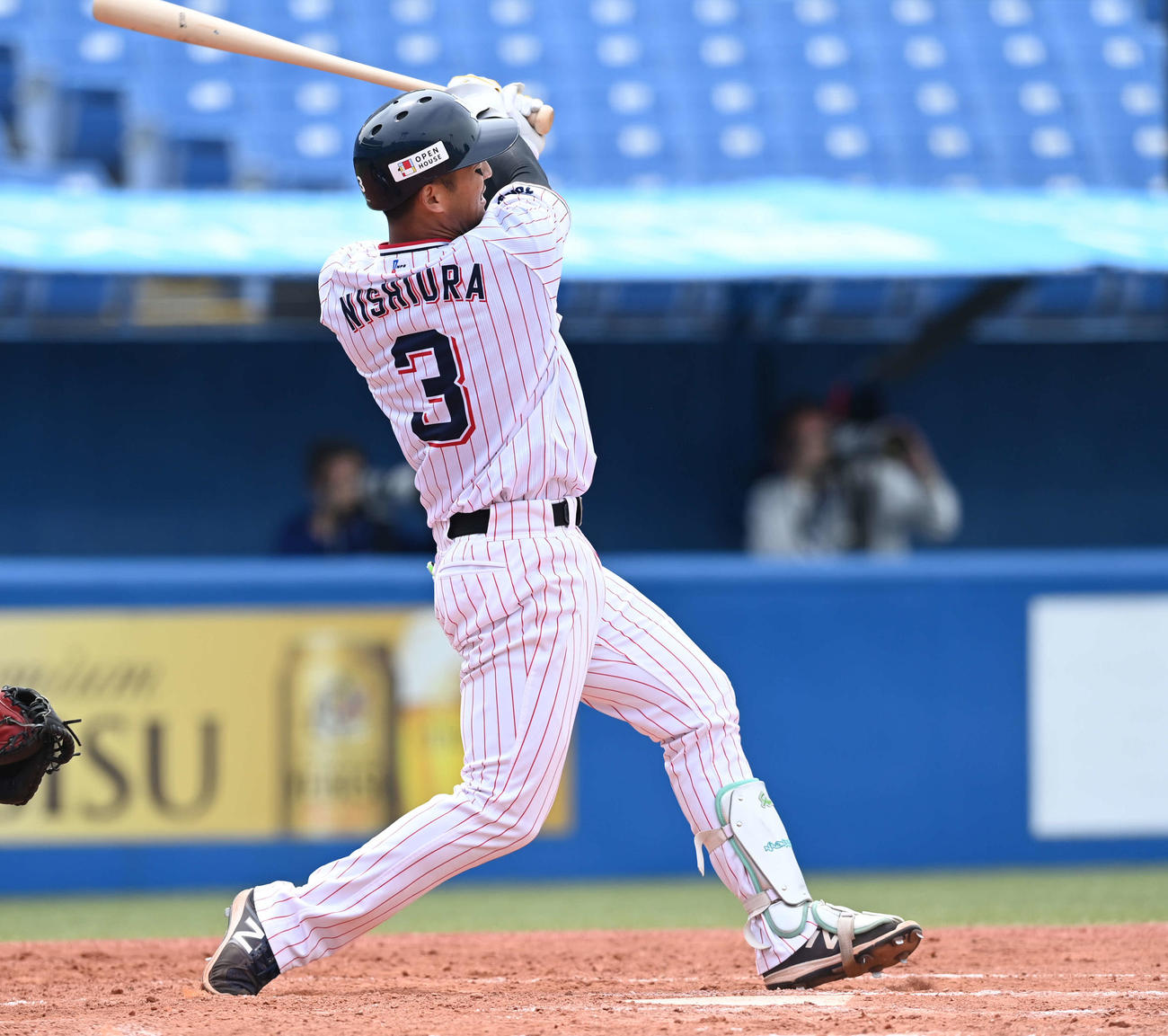 ヤクルト西浦（2020年6月3日撮影）