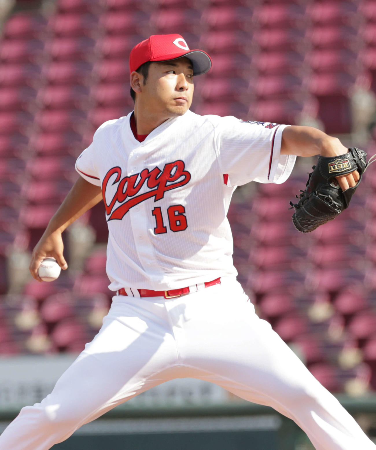練習試合広島対阪神　7回表阪神、広島今村（撮影・加藤孝規）