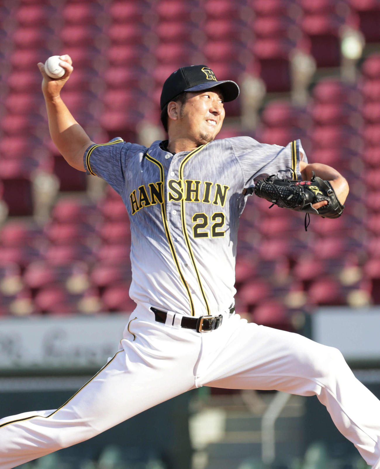 プロ野球練習試合広島対阪神　9回裏広島、藤川球児（撮影・加藤孝規）