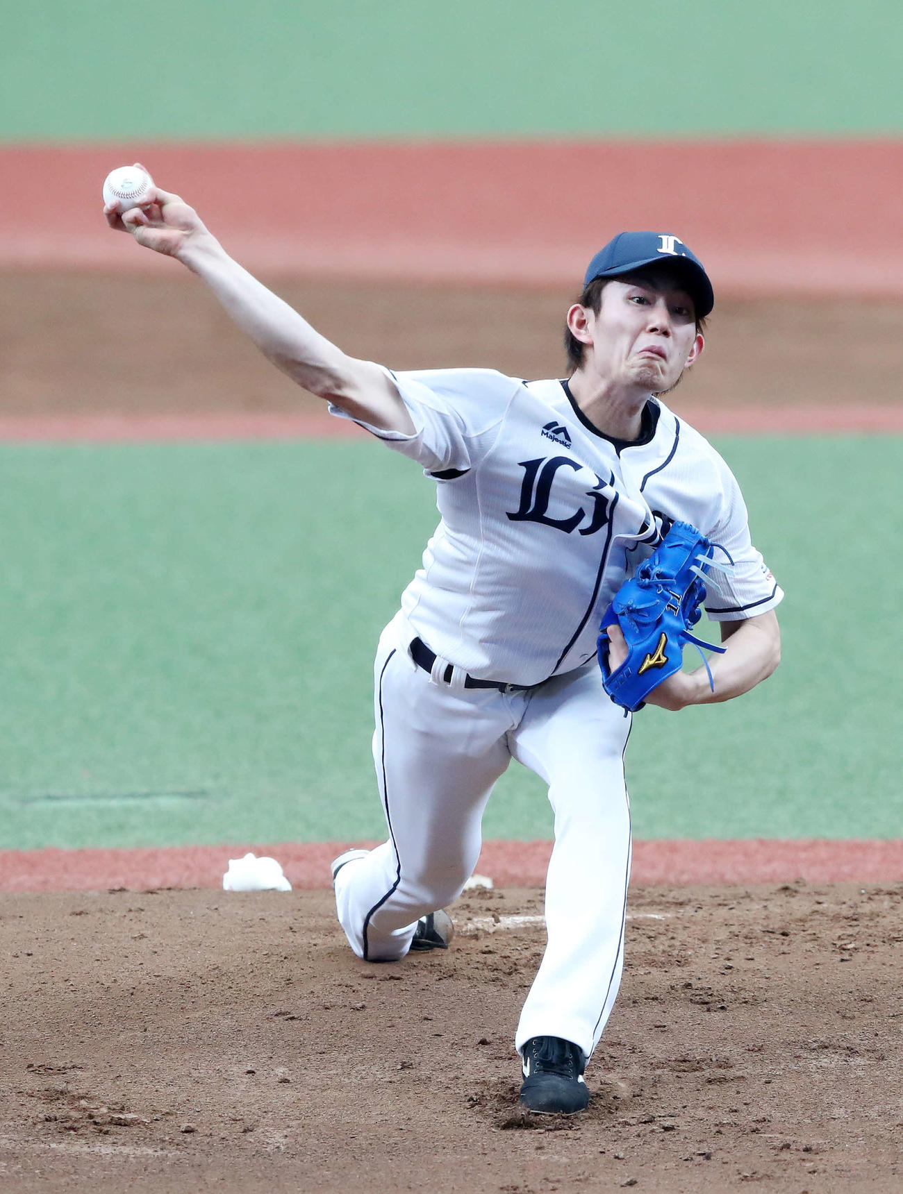 西武対楽天　先発し力投する西武今井（撮影・鈴木正人）