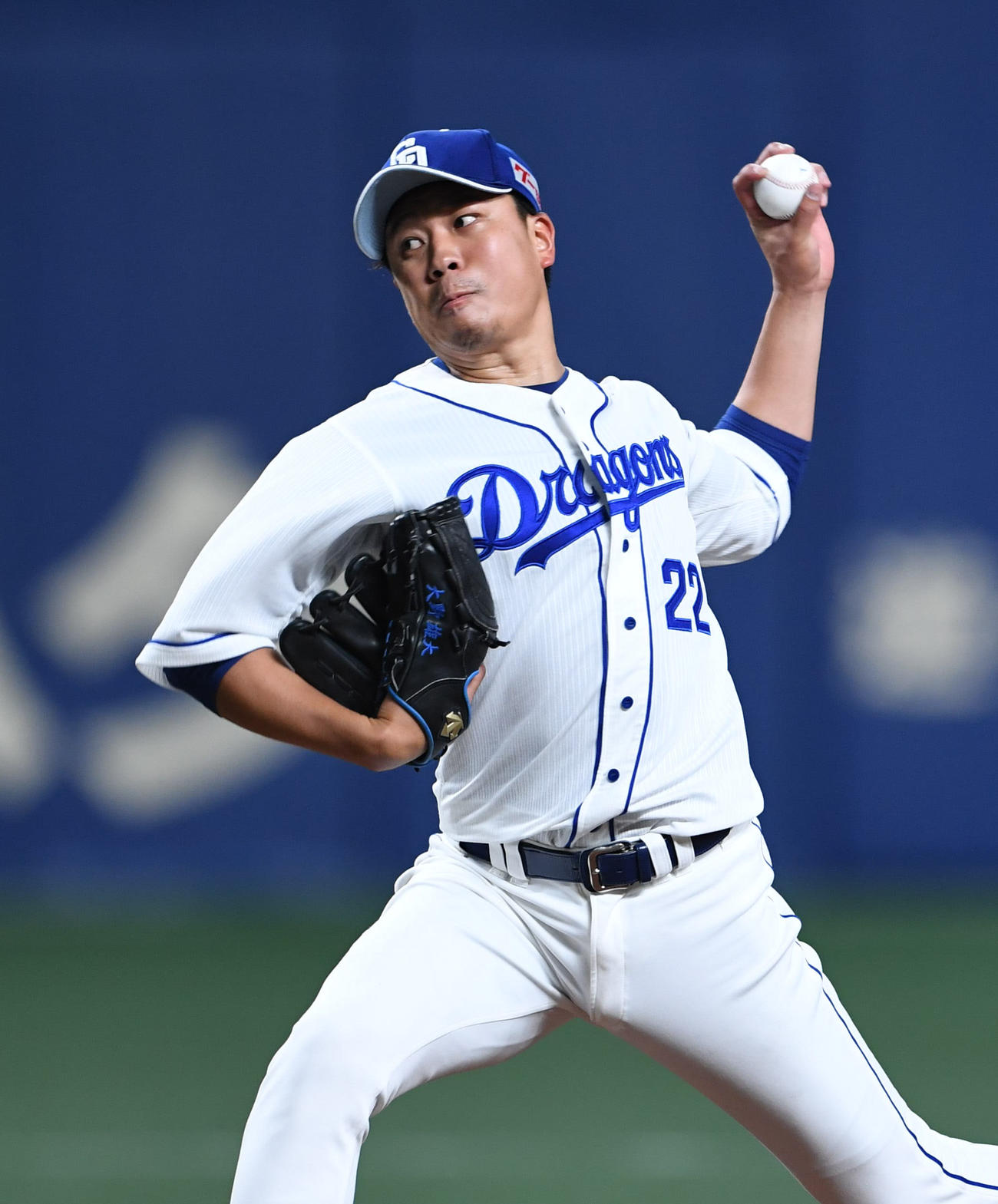 中日大野雄大（2020年3月13日撮影）
