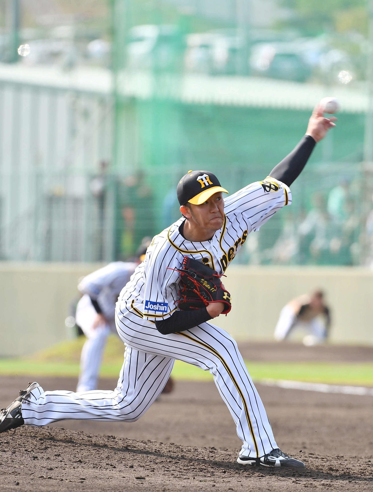 阪神岩貞祐太（2020年2月9日撮影）