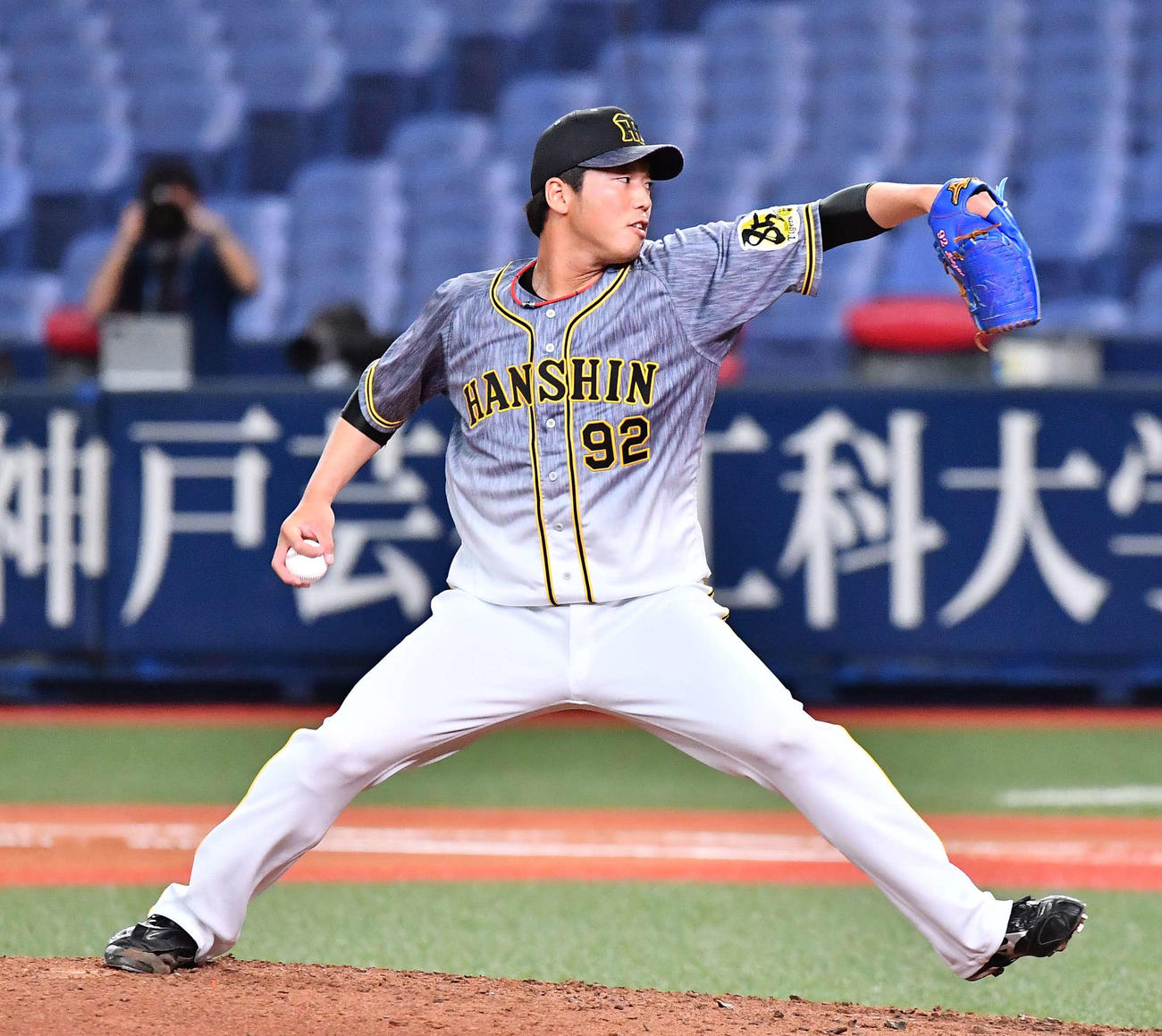 オリックス対阪神　阪神2番手の伊藤和雄（撮影・上田博志）