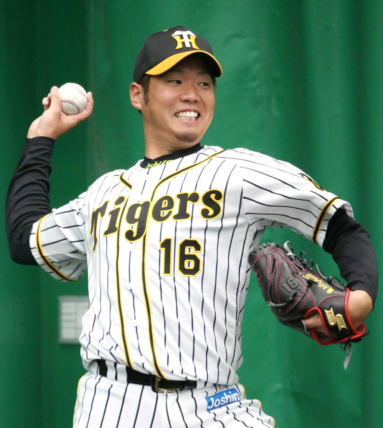 阪神西勇輝（2020年2月18日撮影）