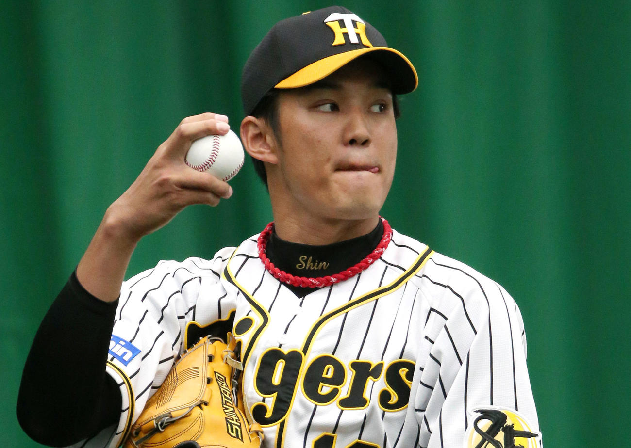 阪神藤浪晋太郎（2020年2月15日撮影）