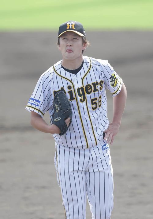 阪神飯田「粘りきれなかった」5失点で反省の登板に - プロ野球写真