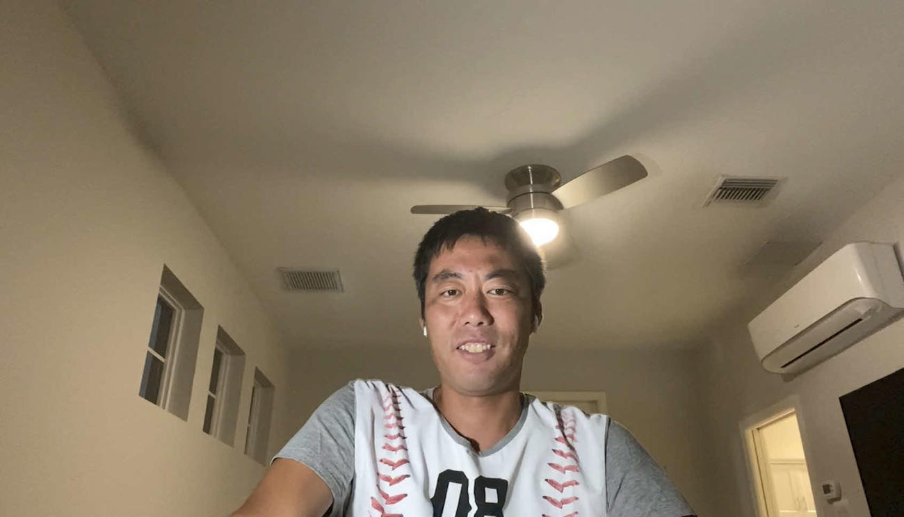 オンラインで宮本氏、和田氏と順位予想トークを行った上原氏