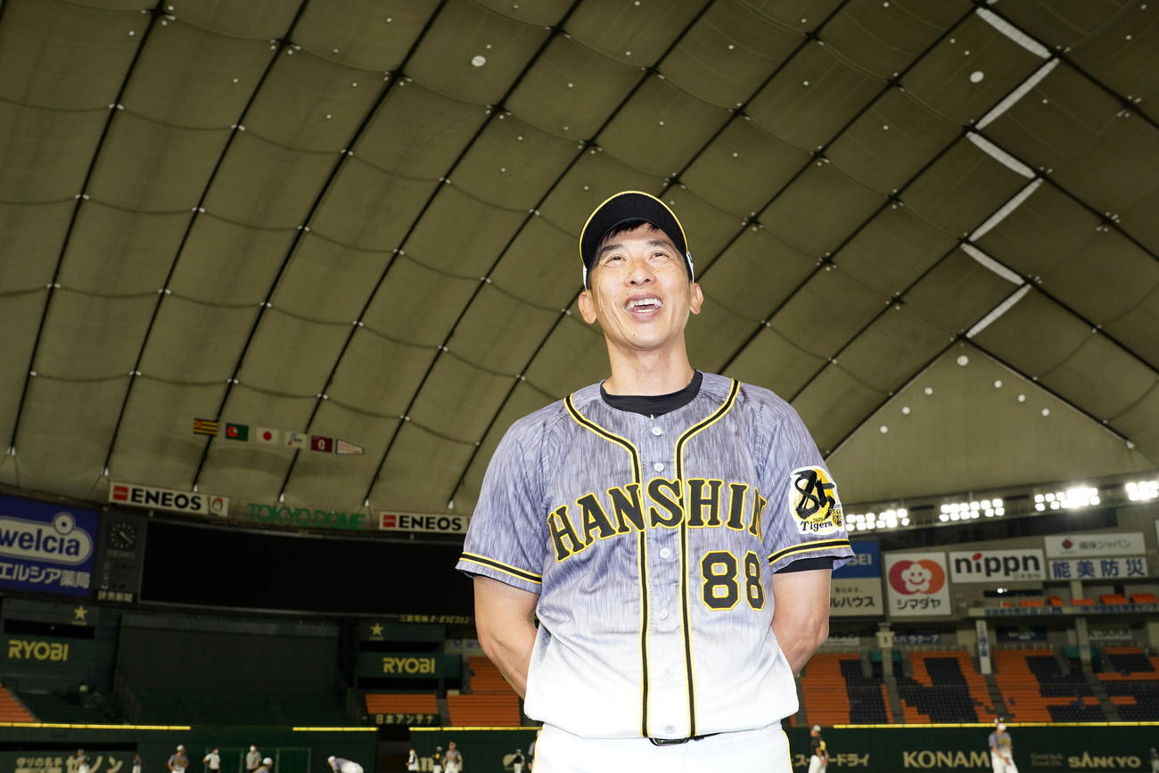 開幕への意気込みを語る矢野監督（代表撮影）
