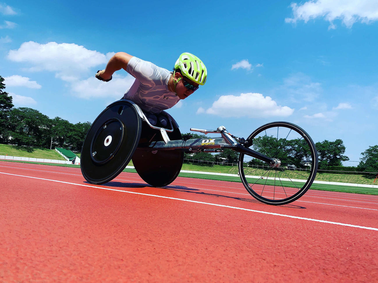 来年の東京パラリンピック出場を目指して練習を積むパラ陸上の西勇輝（本人提供）