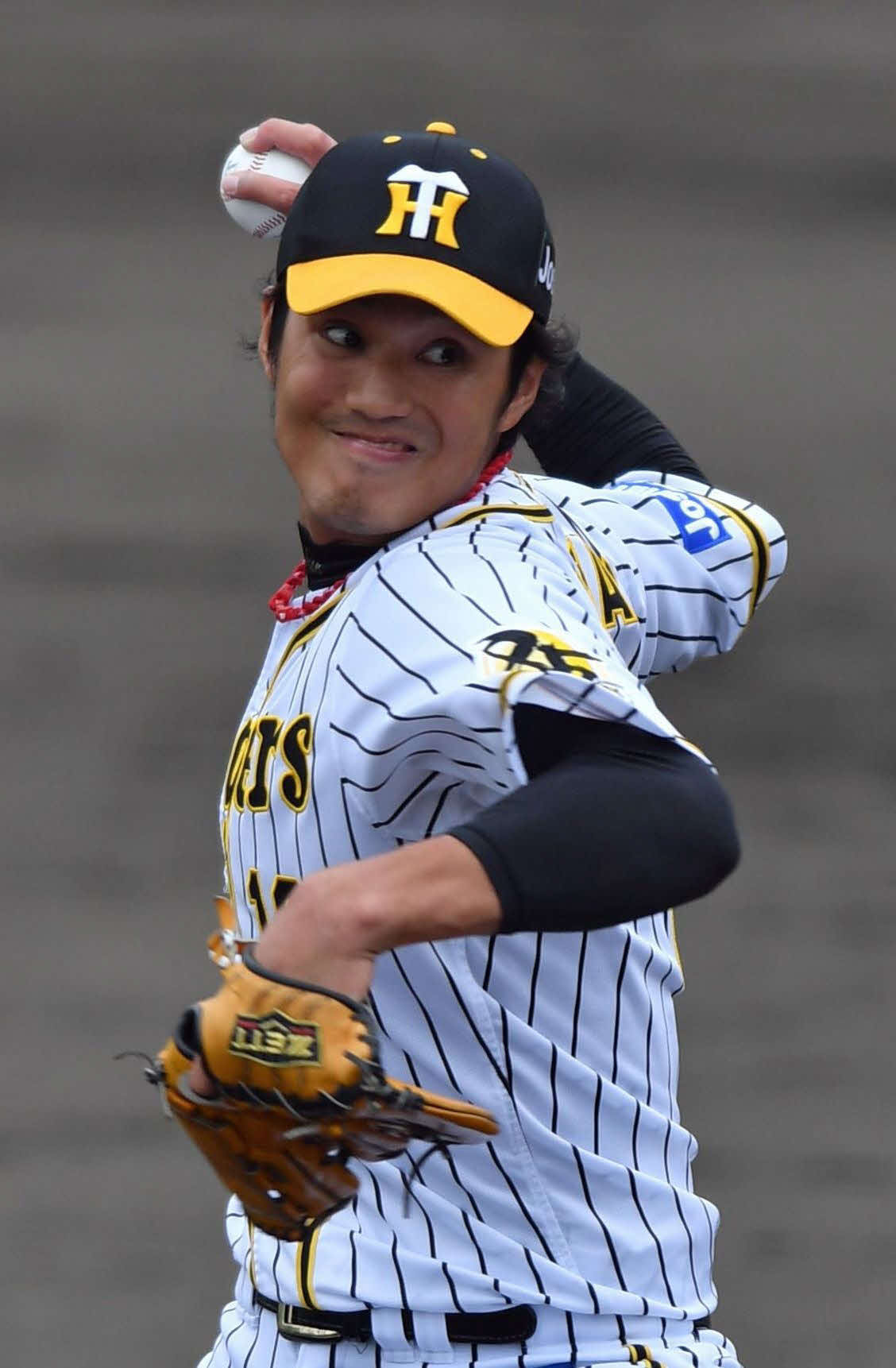 3回から1イニングに登板し無失点の阪神藤浪（代表撮影）