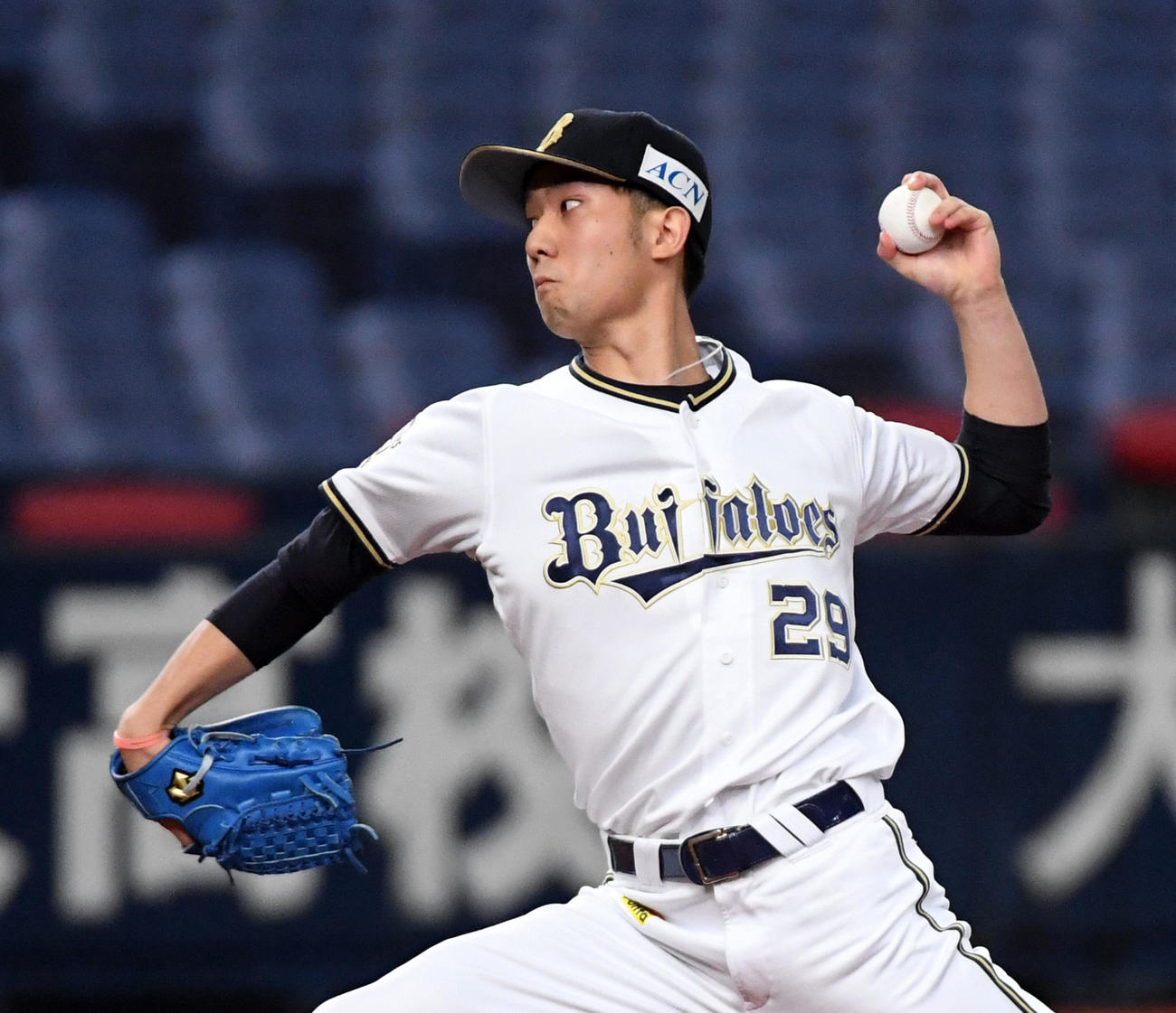 オリックス対楽天2回戦　オリックス先発の田嶋大樹（撮影・前岡正明）