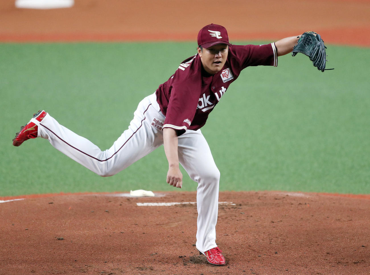 オリックス対楽天　楽天先発の石橋良太（撮影・前田充）