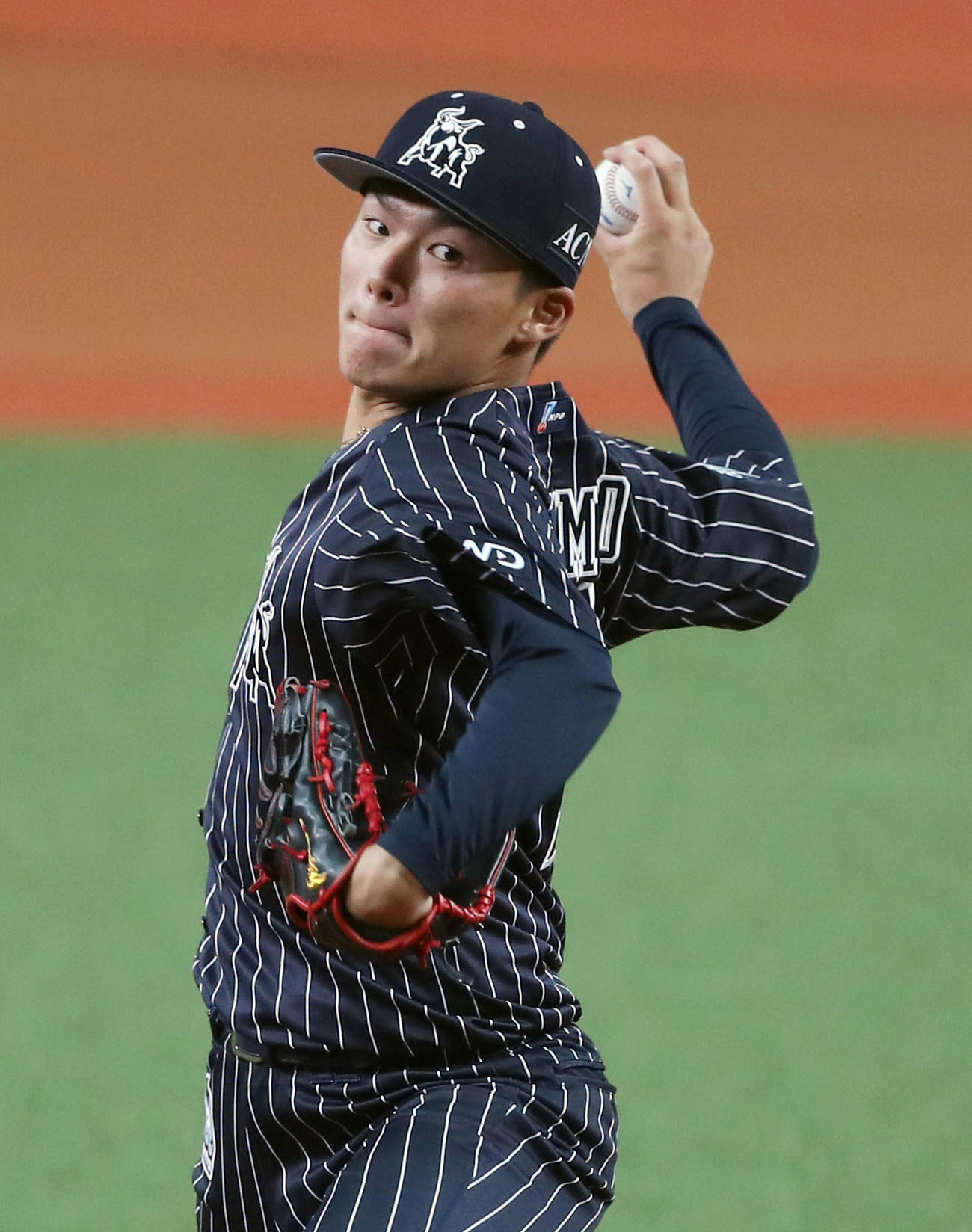 オリックス対楽天　オリックス先発の山本（撮影・前田充）