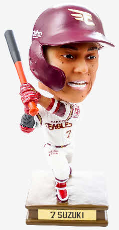 楽天鈴木大のバブルヘッド人形（C）RakutenEagles