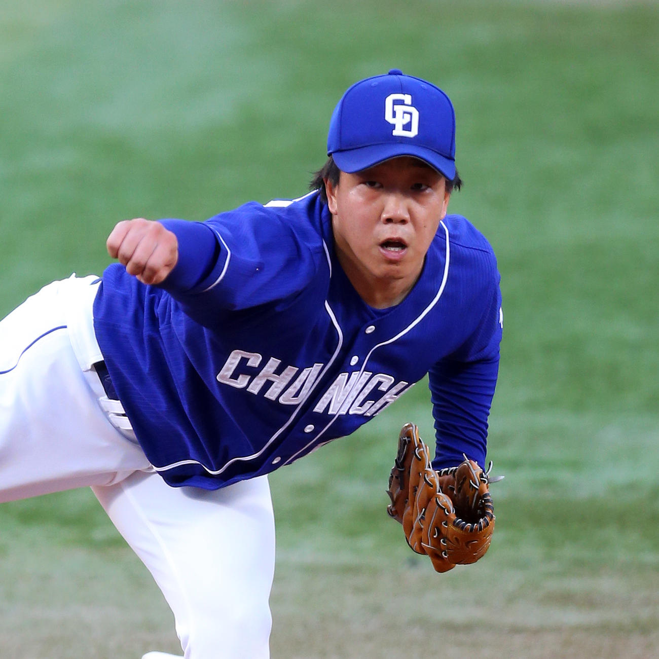 DeNA対中日　先発の中日柳（撮影・大野祥一）