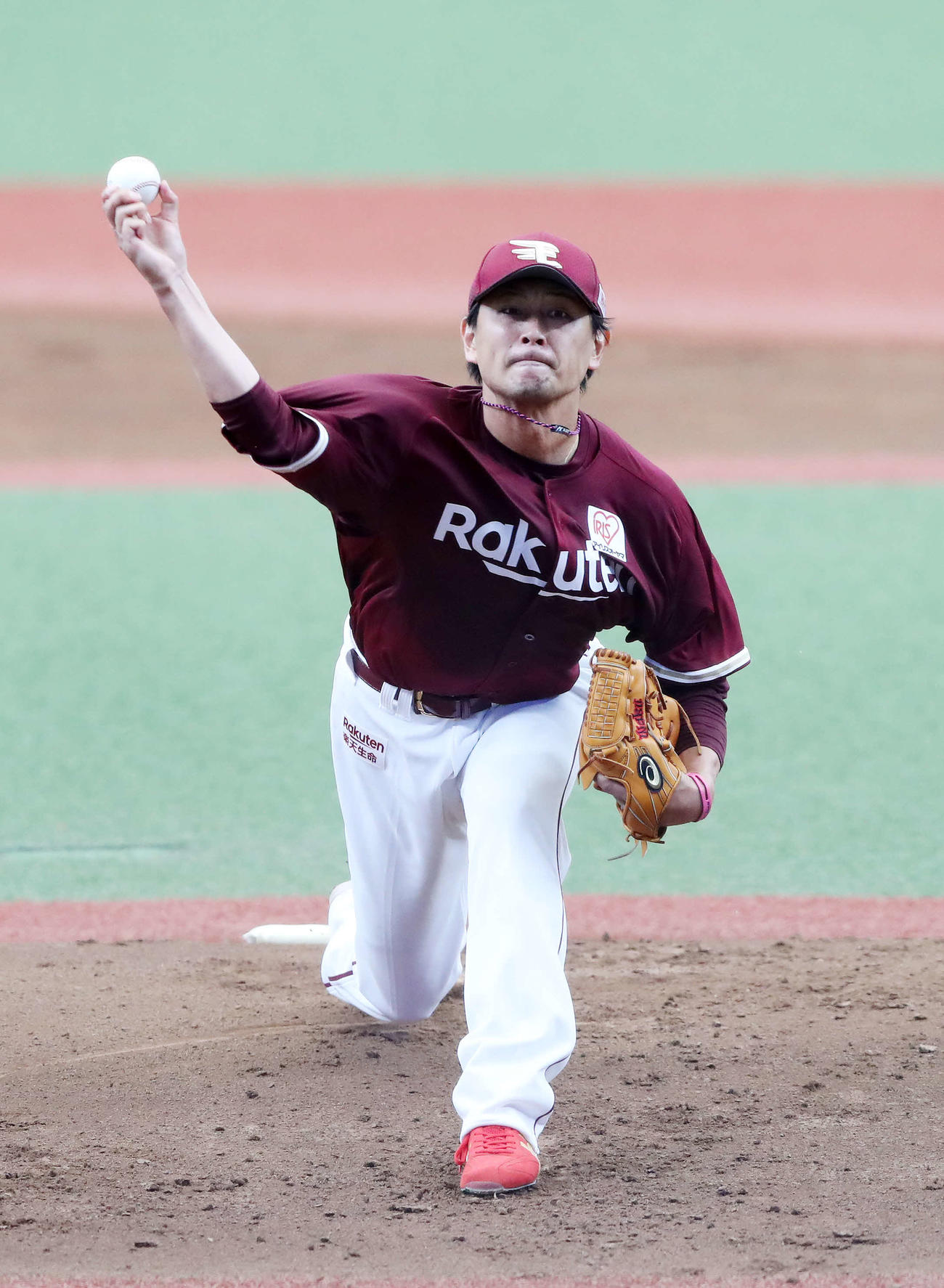 楽天・涌井秀章（2020年6月10日撮影）